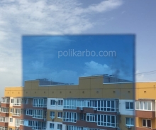 голубой монолитный поликарбонат в Севастополе